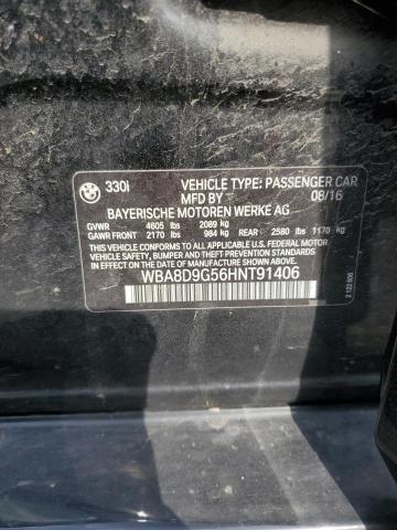 2017 BMW 330 XI WBA8D9G56HNT91406