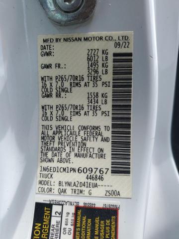 2023 NISSAN FRONTIER S 1N6ED1CM1PN609767