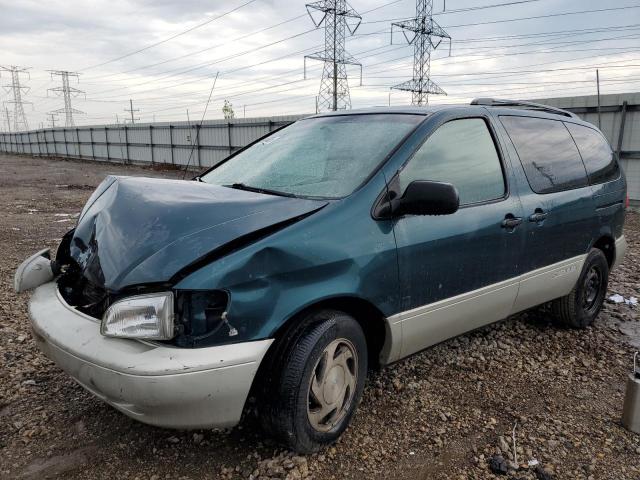 TOYOTA SIENNA LE 1998 green  gas 4T3ZF13C3WU048825 photo #1
