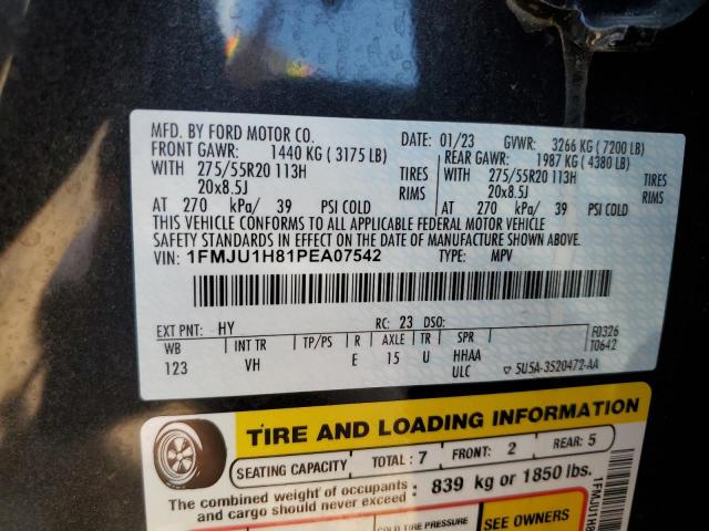 2023 FORD EXPEDITION 1FMJU1H81PEA07542