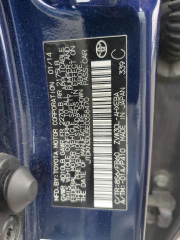 2014 TOYOTA PRIUS - JTDKN3DU5E0358470
