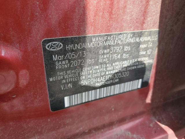 2013 HYUNDAI ELANTRA GL - 5NPDH4AE1DH305320