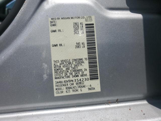 2023 NISSAN ALTIMA SV - 1N4BL4DV9PN354230
