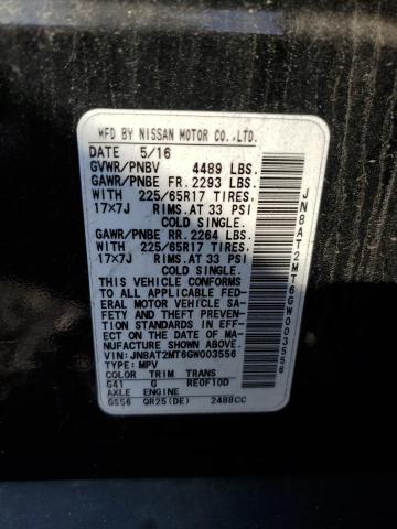 2016 NISSAN ROGUE JN8AT2MT6GW003556