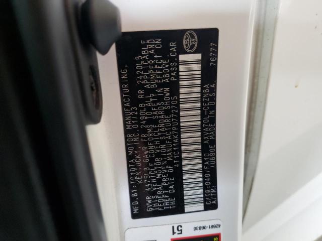 2023 TOYOTA CAMRY LE 4T1C11AK7PU772705