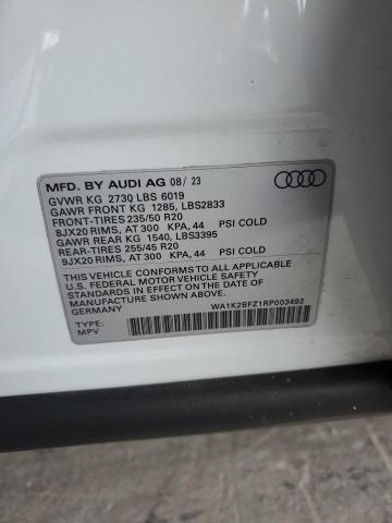 2024 AUDI Q4 E-TRON WA1K2BFZ1RP003492
