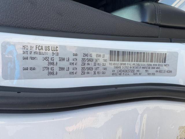 2019 DODGE DURANGO SX - 1C4RDHAG9KC573292