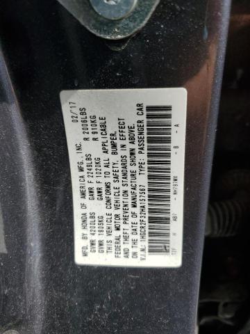 2017 HONDA ACCORD LX 1HGCR2F32HA157567