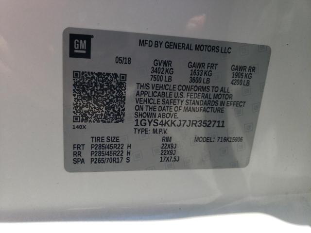 2018 CADILLAC ESCALADE E - 1GYS4KKJ7JR352711