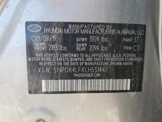 2020 HYUNDAI ELANTRA SE - 5NPD84LFXLH551447