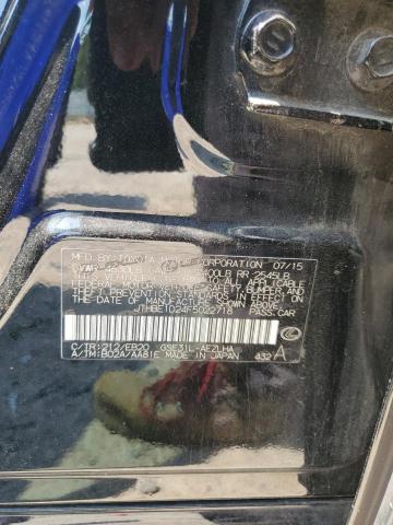 2015 LEXUS IS 350 JTHBE1D24F5022718