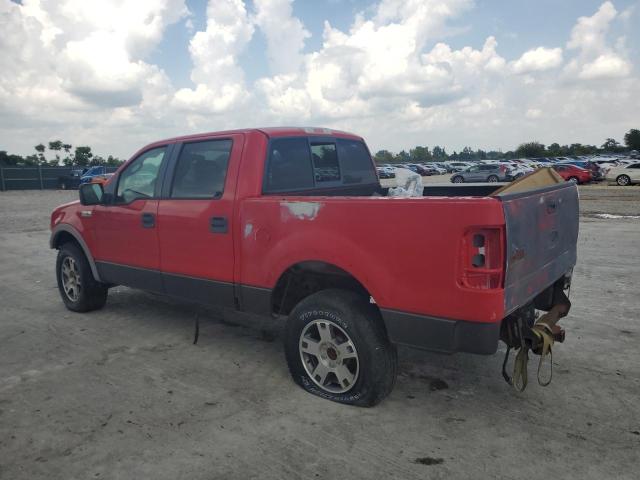 FORD F150 SUPER 2008 red crew pic flexible fuel 1FTPW14V08FB19815 photo #3