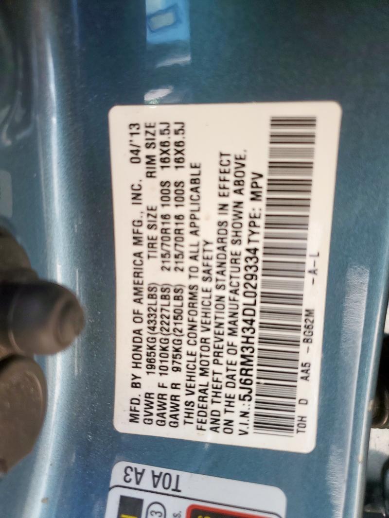 2013 HONDA CR-V LX - 5J6RM3H34DL029334