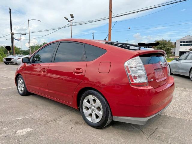 TOYOTA PRIUS 2007 maroon  hybrid engine JTDKB20U073279587 photo #4