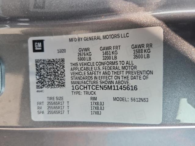2021 CHEVROLET COLORADO L - 1GCHTCEN5M1145616