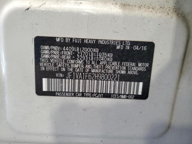 2017 SUBARU WRX PREMIU JF1VA1F62H9800221