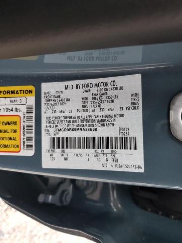 2021 FORD BRONCO SPO 3FMCR9B69MRA38868