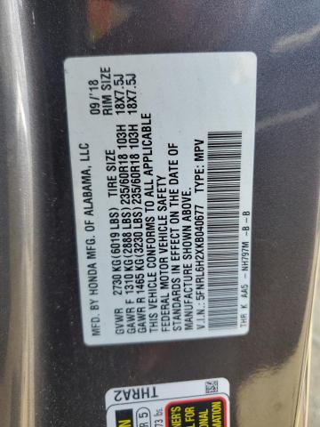 2019 HONDA ODYSSEY LX 5FNRL6H2XKB040677