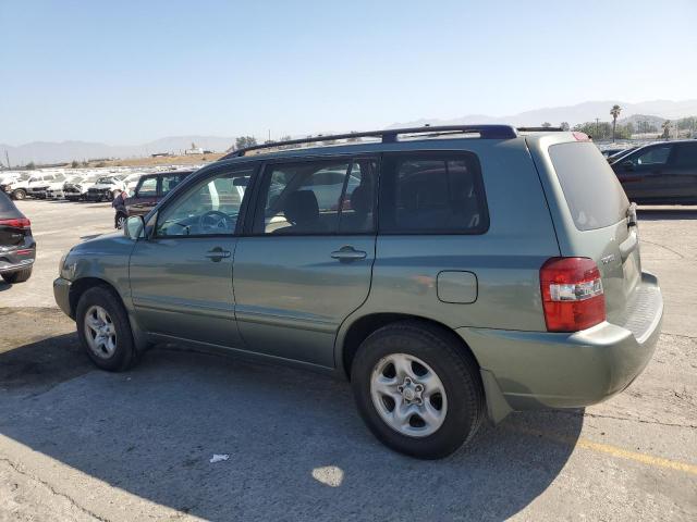 TOYOTA HIGHLANDER 2006 green 4dr spor gas JTEDD21AX60142885 photo #3