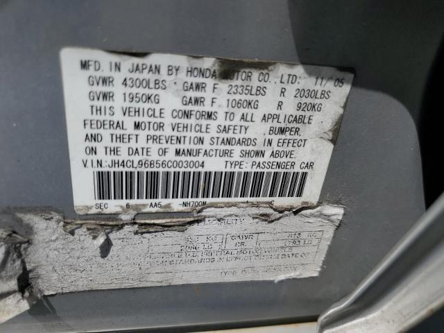 2006 ACURA TSX #3262344952