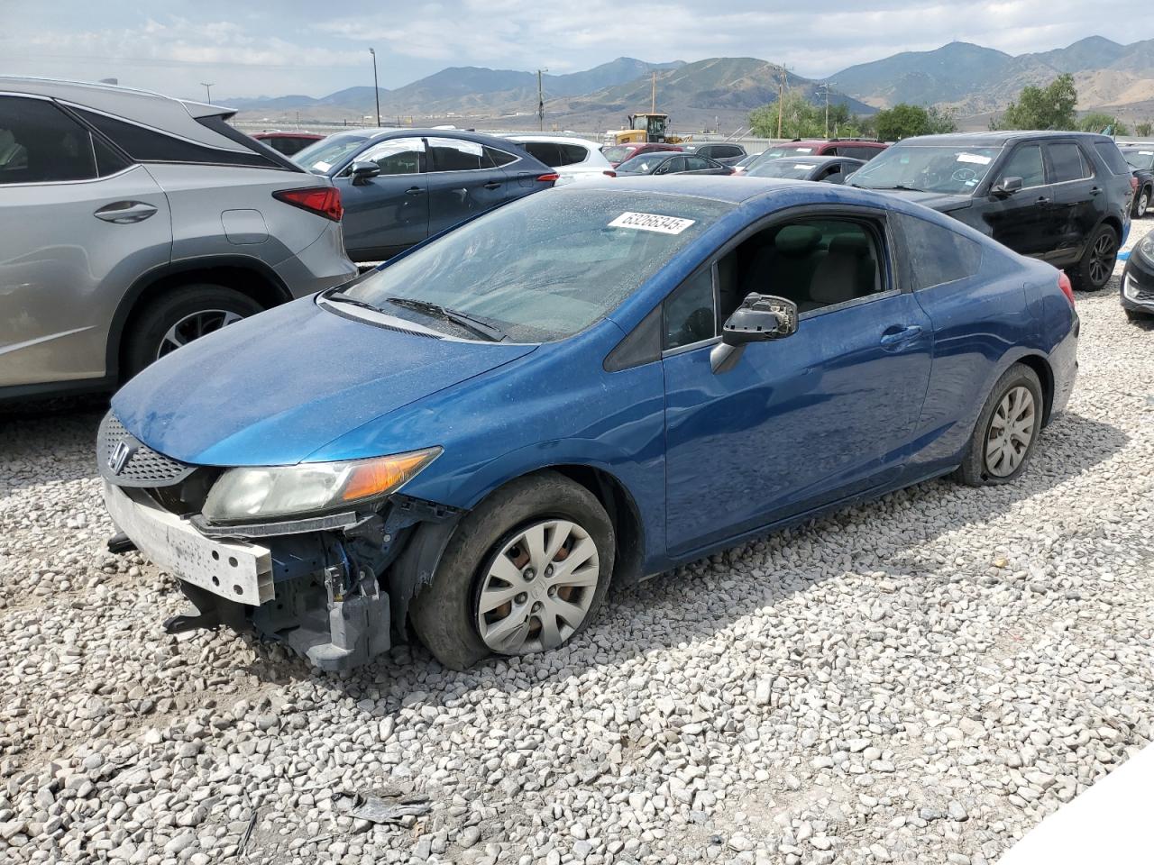 Lot #3237011228 2012 HONDA CIVIC LX