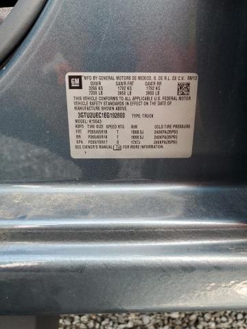 2014 GMC SIERRA K15 - 3GTU2UEC1EG192800