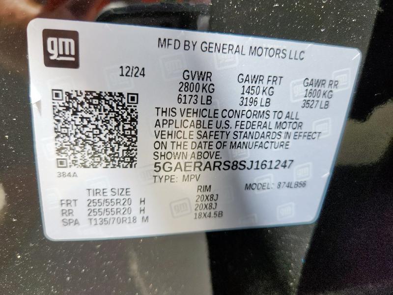 2025 BUICK ENCLAVE PR 5GAERARS8SJ161247
