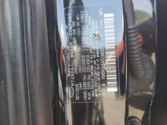 2021 HYUNDAI KONA NIGHT KM8K63A51MU670749
