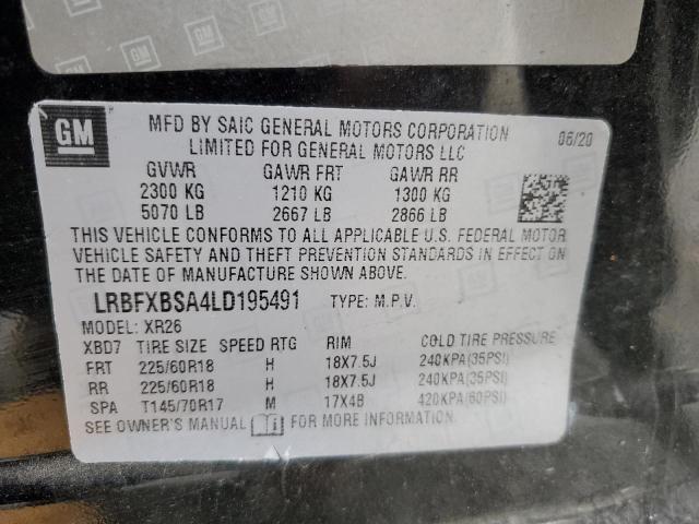 2020 BUICK ENVISION P - LRBFXBSA4LD195491