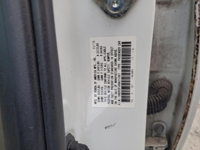 2016 HONDA ACCORD EXL - 1HGCR3F04GA010967