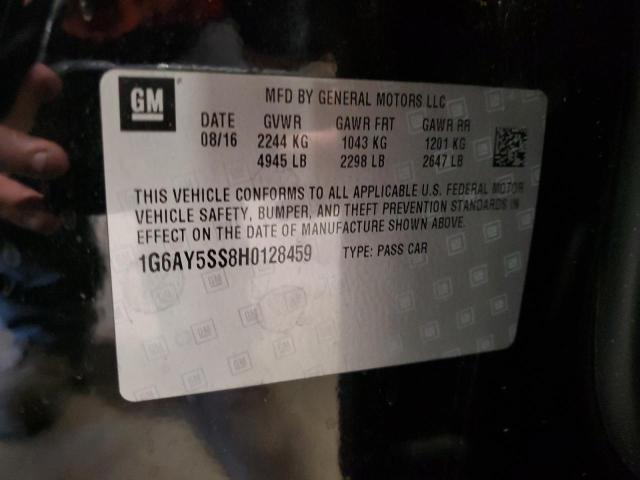 2017 CADILLAC CTS PREMIU 1G6AY5SS8H0128459
