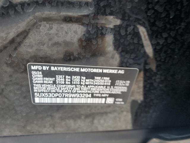 2024 BMW X3 XDRIVE3 - 5UX53DP07R9W93294