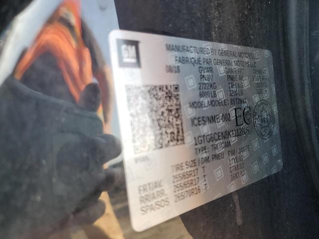 2019 GMC CANYON SLE 1GTG6CEN8K1112805