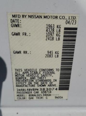 2023 NISSAN ALTIMA S 1N4BL4BV8PN383074