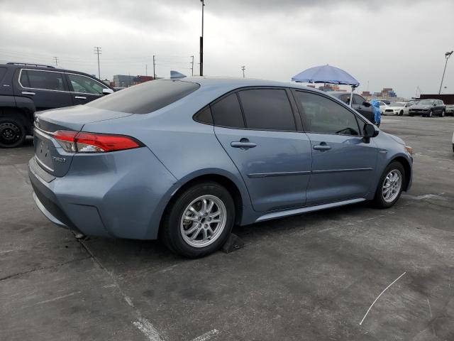 TOYOTA COROLLA LE 2021 blue  hybrid engine JTDEAMDE6MJ018888 photo #4