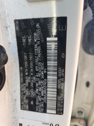 2016 TOYOTA 4RUNNER SR - JTEBU5JRXG5379606