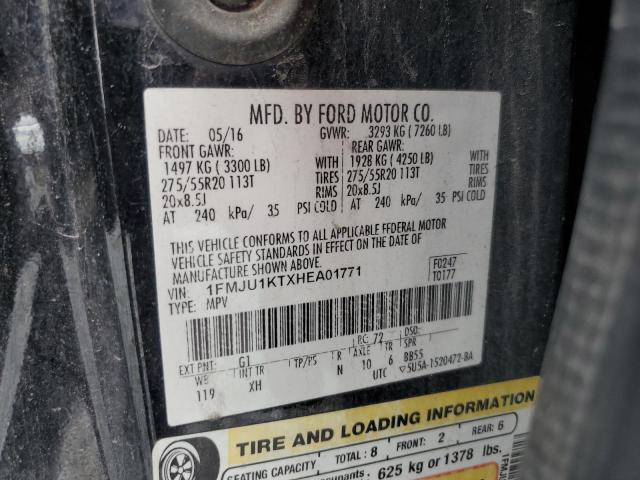 2017 FORD EXPEDITION - 1FMJU1KTXHEA01771