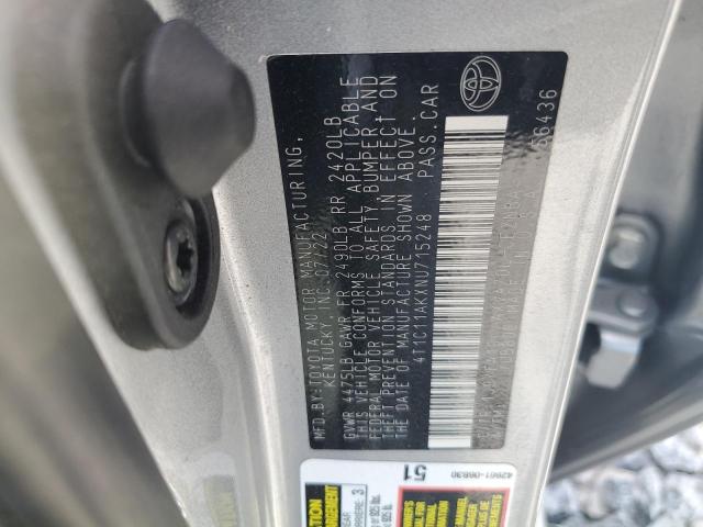 2022 TOYOTA CAMRY LE 4T1C11AKXNU715248