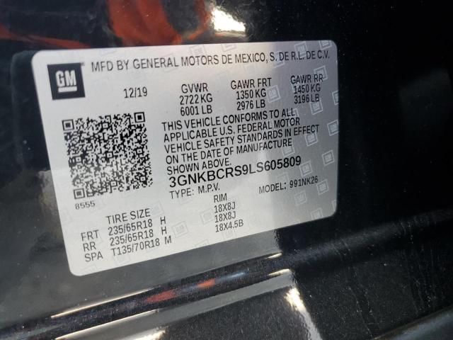 2020 CHEVROLET BLAZER 2LT - 3GNKBCRS9LS605809
