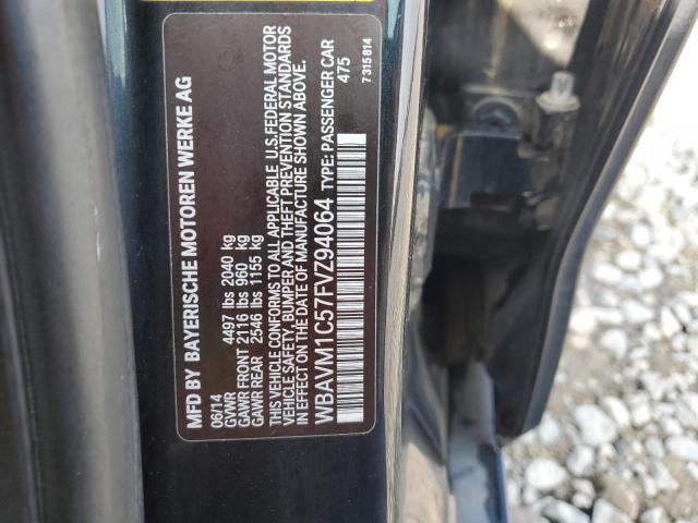 2015 BMW X1 SDRIVE2 WBAVM1C57FVZ94064