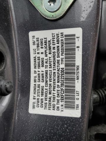 2016 HONDA CIVIC EX 19XFC2F78GE229304