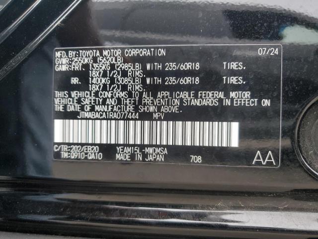 2024 TOYOTA BZ4X XLE JTMABACA1RA077444