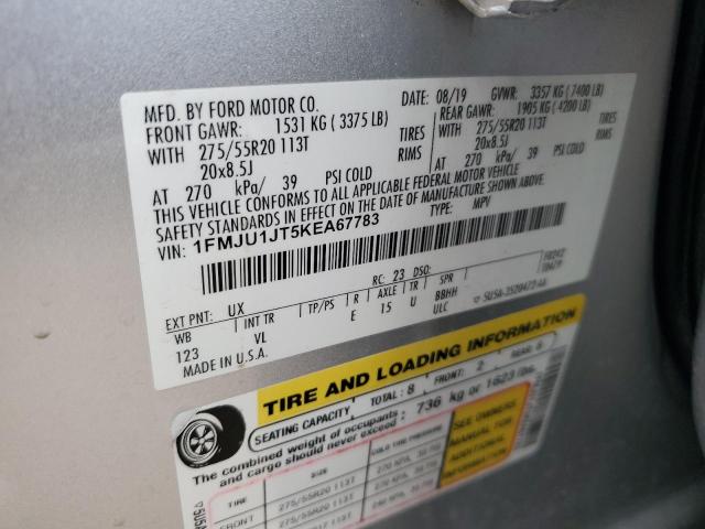 2019 FORD EXPEDITION 1FMJU1JT5KEA67783