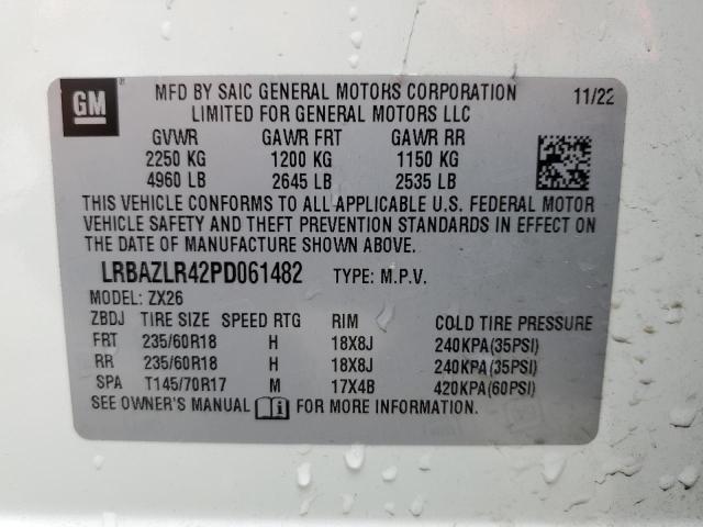 2023 BUICK ENVISION P LRBAZLR42PD061482