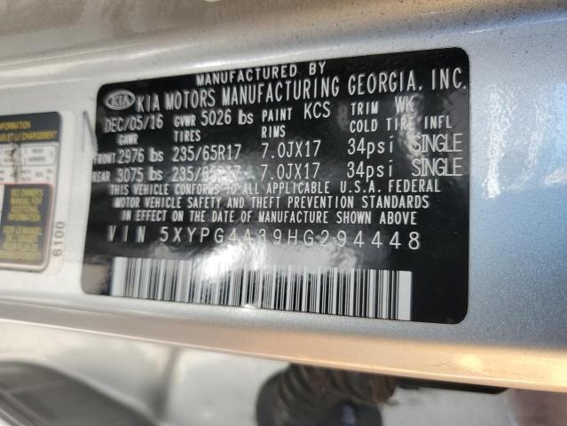 2017 KIA SORENTO LX - 5XYPG4A39HG294448