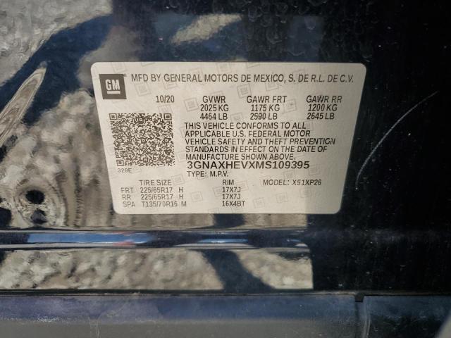 2021 CHEVROLET EQUINOX LS 3GNAXHEVXMS109395