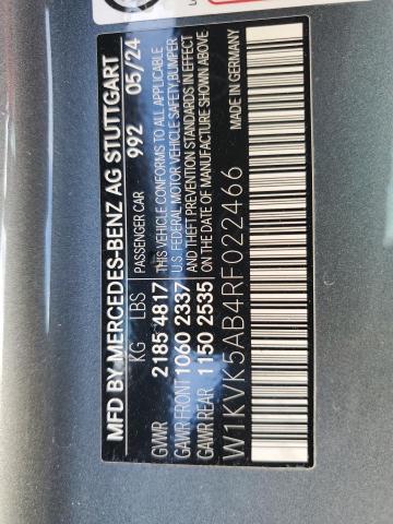 2024 MERCEDES-BENZ SL 43 AMG W1KVK5AB4RF022466