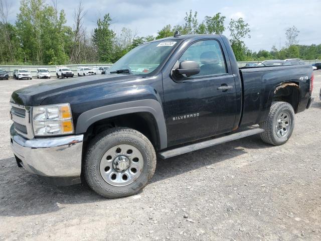 CHEVROLET SILVERADO 2012 black pickup flexible fuel 1GCNKPE08CZ136894 photo #1