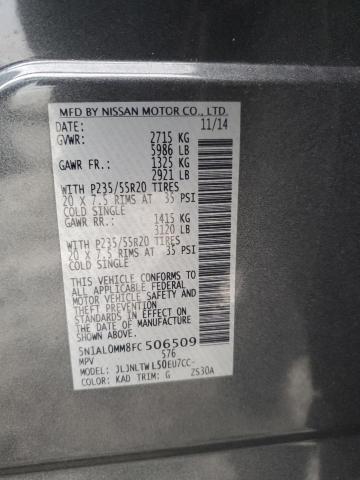 2015 INFINITI QX60 5N1AL0MM8FC506509