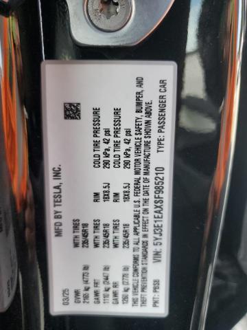 2025 TESLA MODEL 3 5YJ3E1EAXSF985210